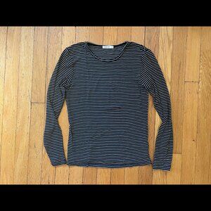 Marine Layer | Navy & White Striped Longsleeve Tee